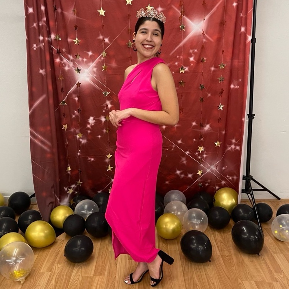 Hot pink formal dress 🩷
